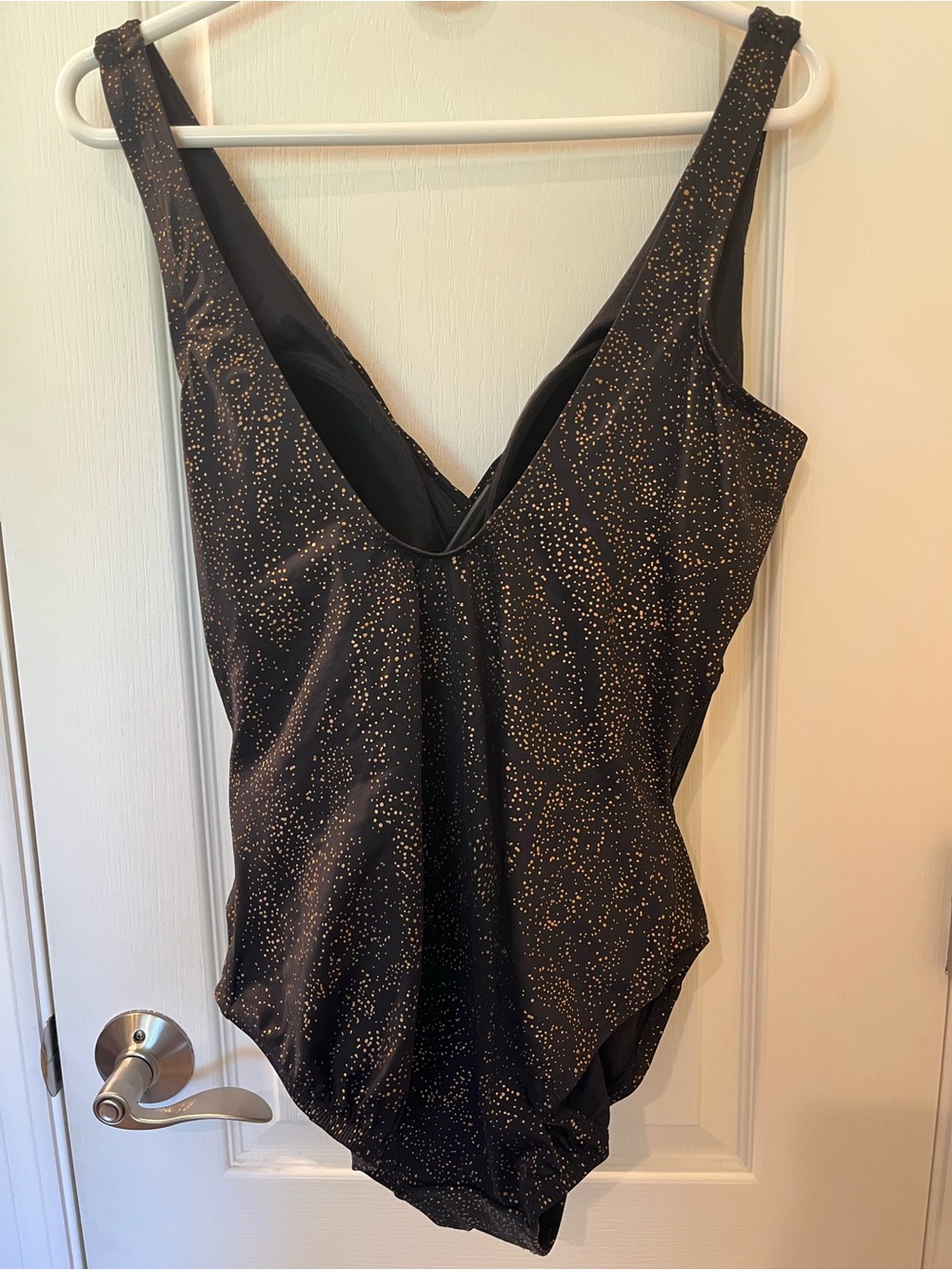 🆕Miraclesuit Brillante Circe One-Piece Swimsuit Black/Gold Size 16 - Picture 10 of 14
